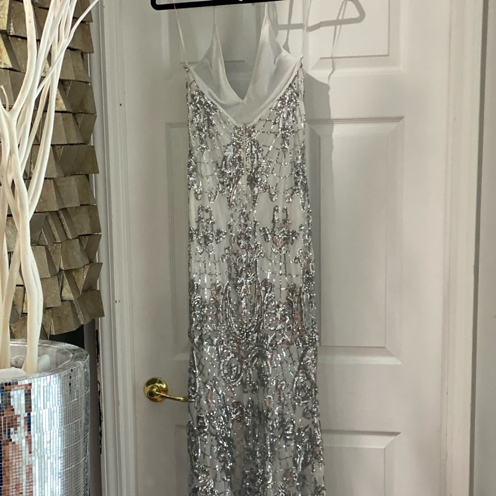 Long sequin maxi dress